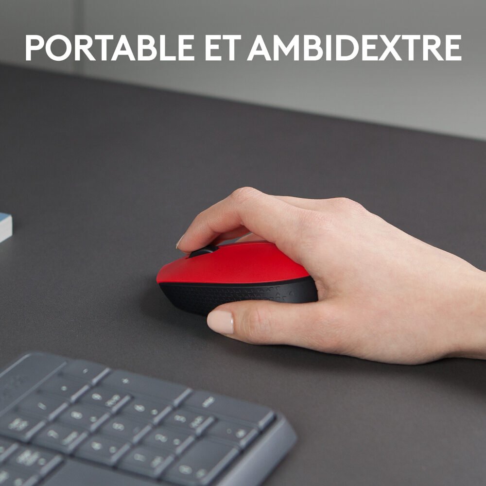 Logitech M171 Wireless Mouse (Rouge)