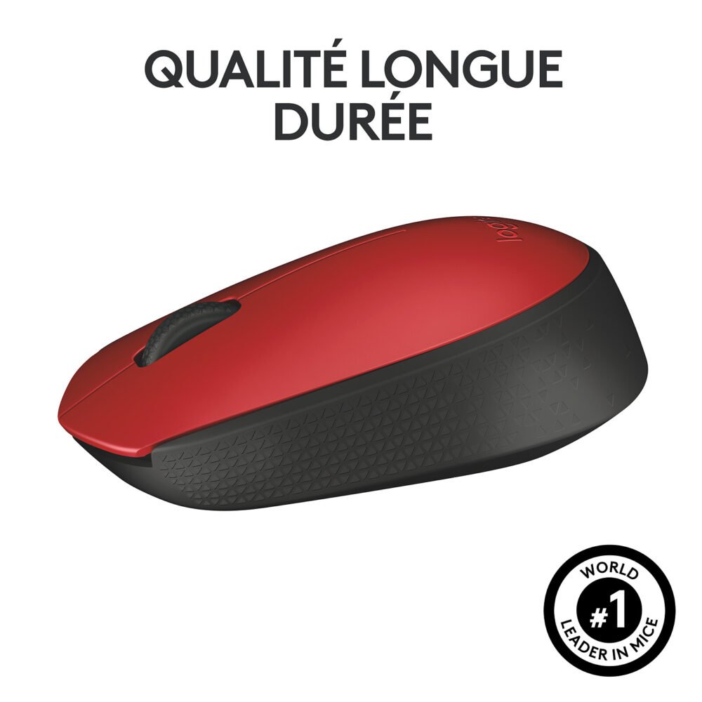 Logitech M171 Wireless Mouse (Rouge)