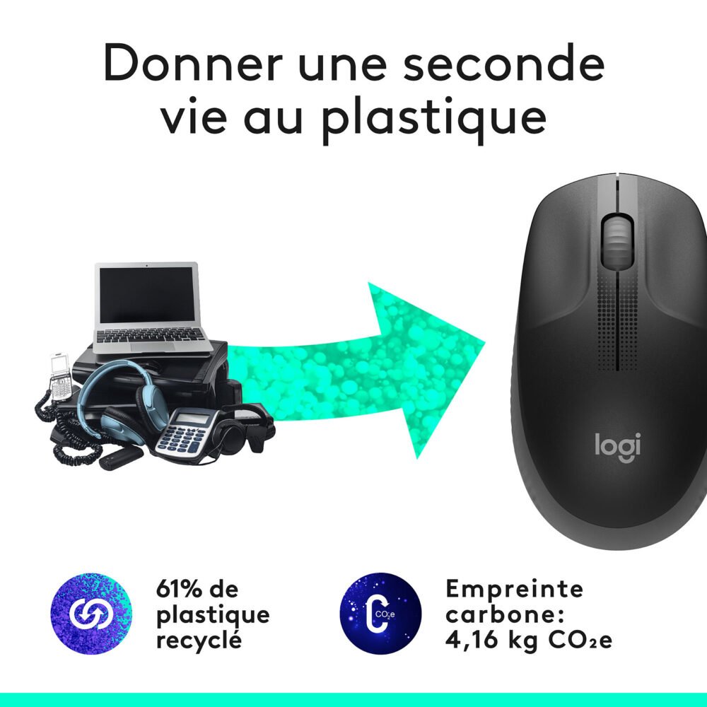 Logitech M190 (Charbon)