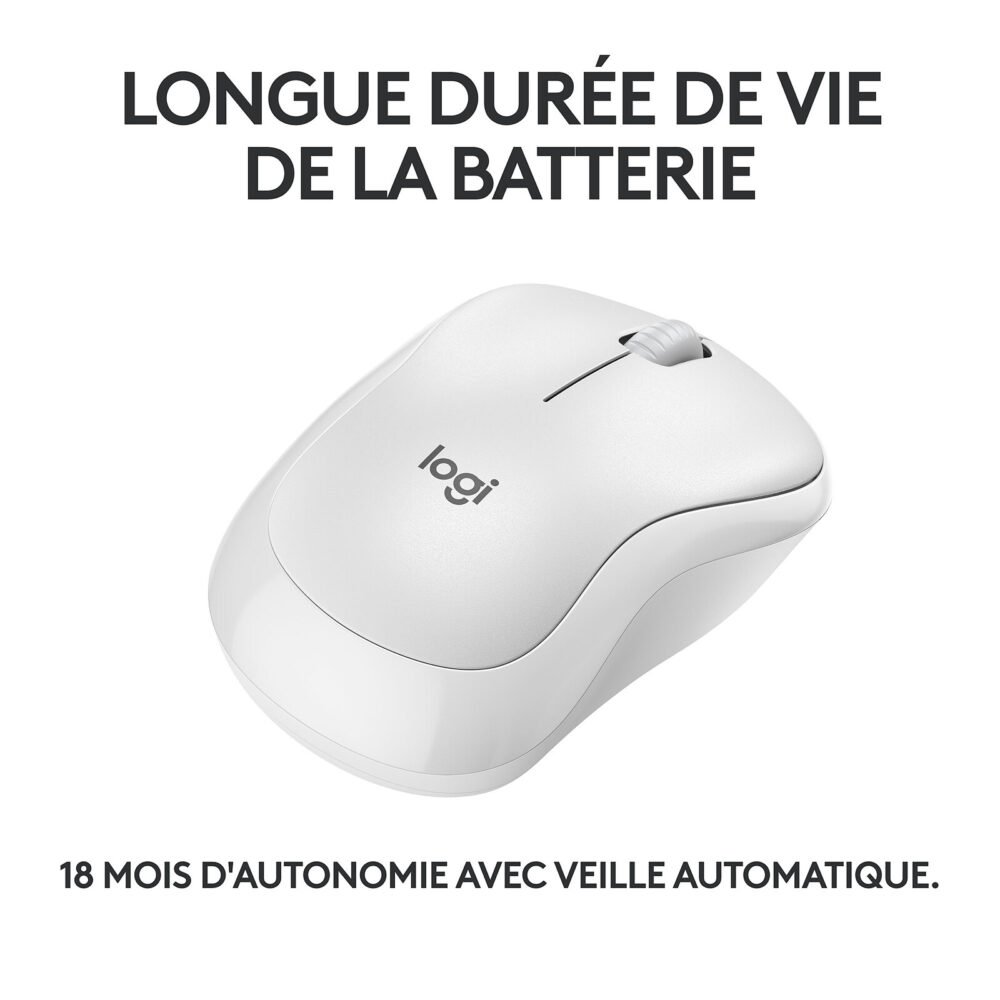 Logitech M240 Silent (Blanc Cassé)
