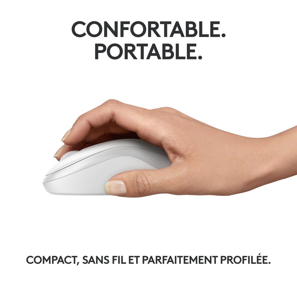 Logitech M240 Silent (Blanc Cassé)