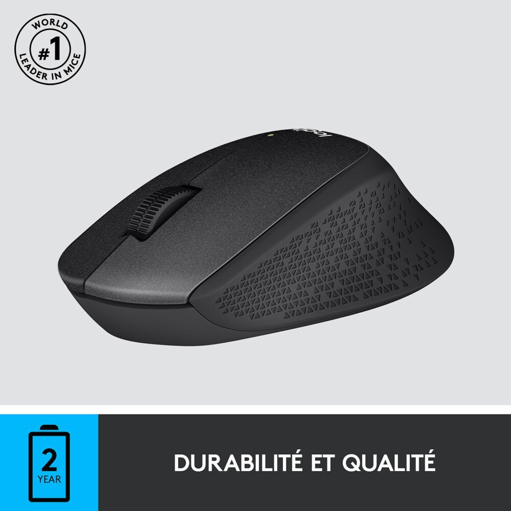 Logitech M330 Silent Plus (Noir) (x3)