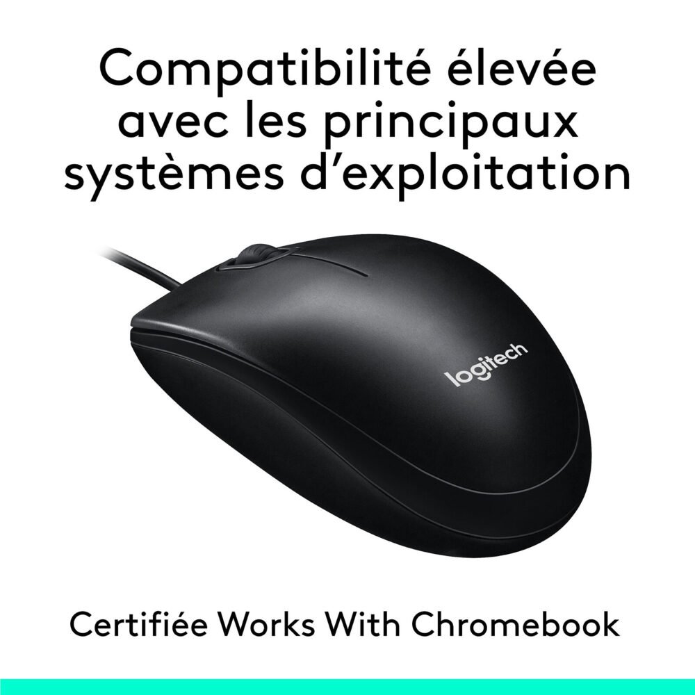 Logitech Mouse M100 (Noir)