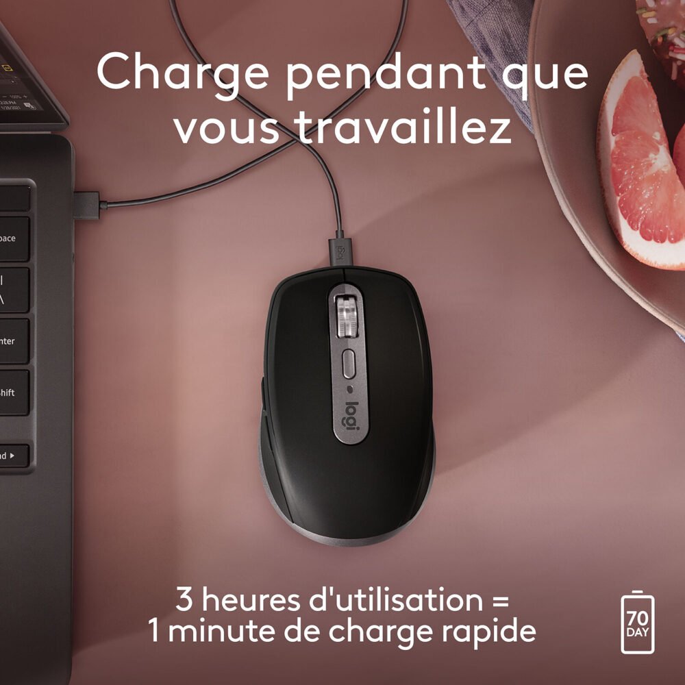 Logitech MX Anywhere 3S for Mac (Gris Sidéral)