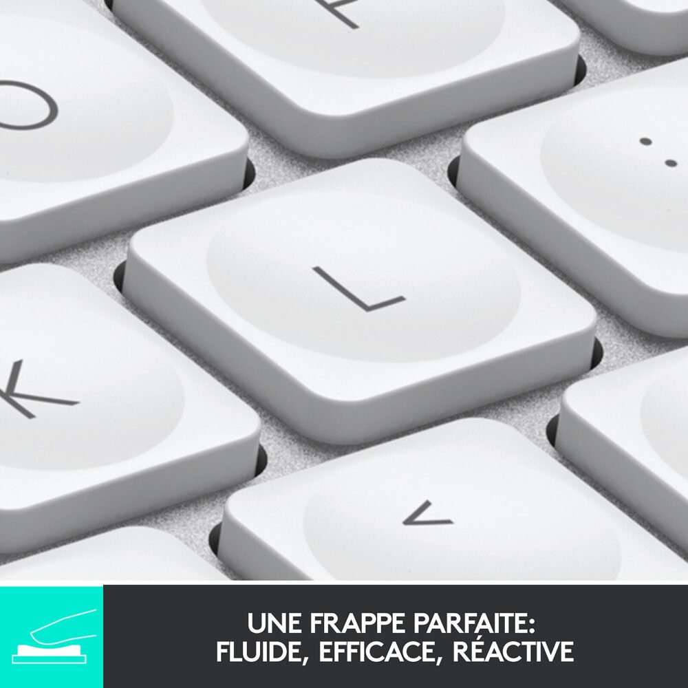 Logitech MX Keys Mini (Pâle) - Remis à Neuf