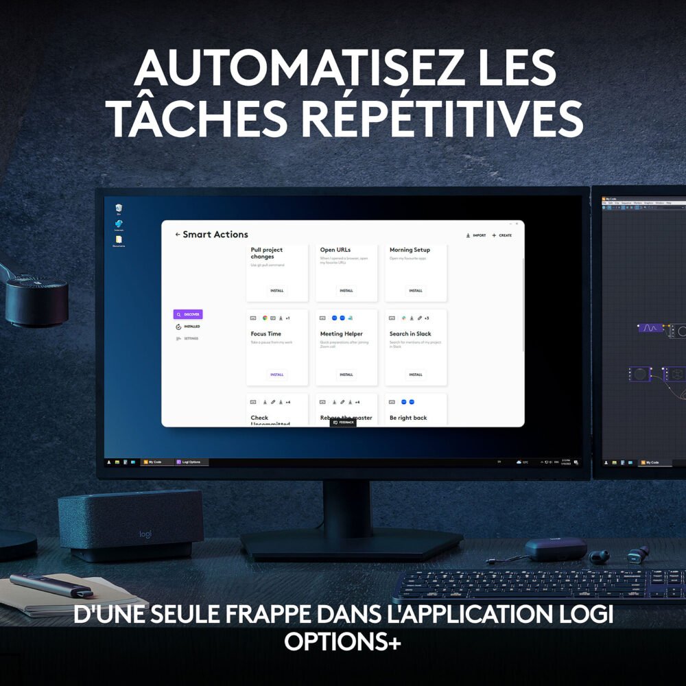 Logitech MX Keys S (Gris Pâle) - Remis à Neuf