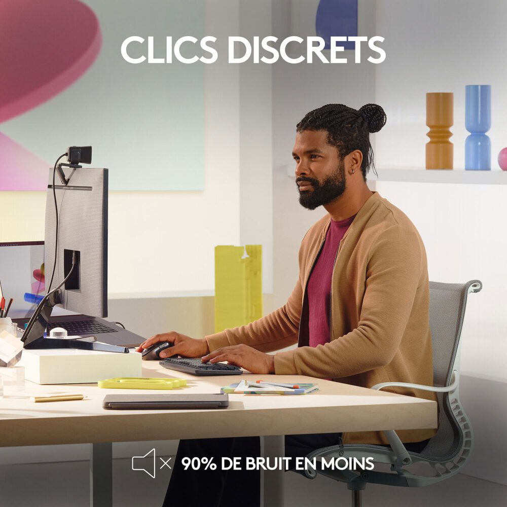 Logitech MX Master 3S for Mac (Gris Pâle)