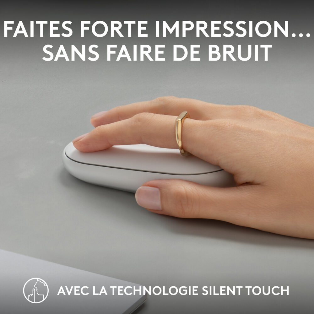 Logitech Pebble 2 M350s (Blanc)