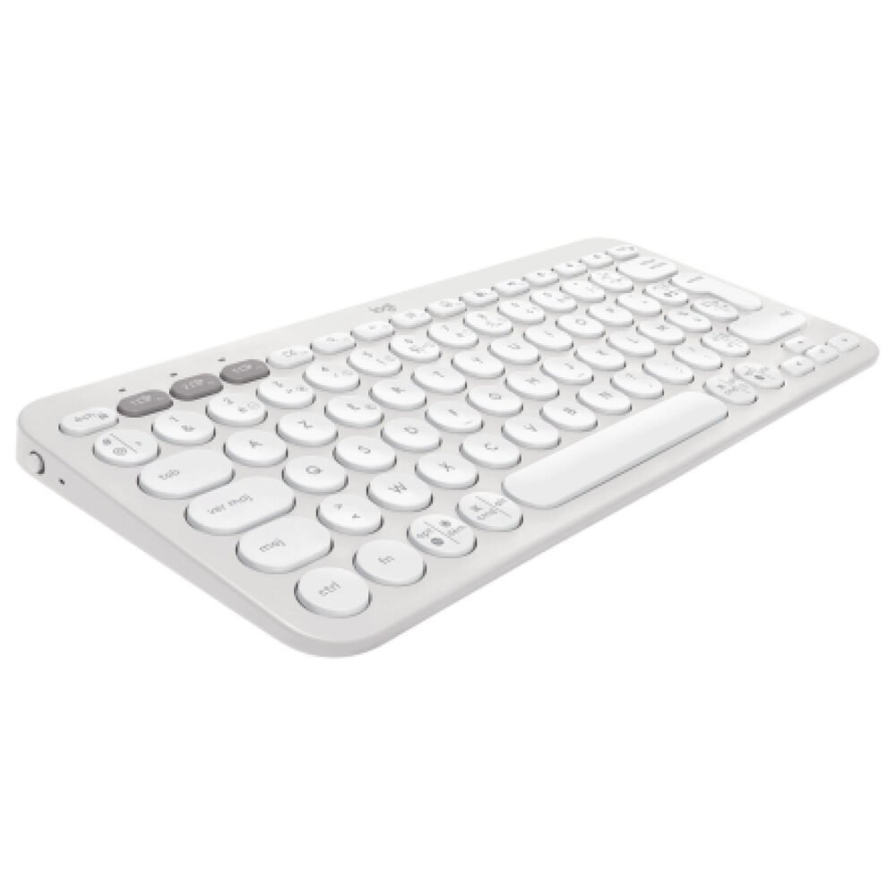 Logitech Pebble Keys 2 K380s (Blanc) 1 Logitech Pebble Keys 2 K380s (Blanc)
