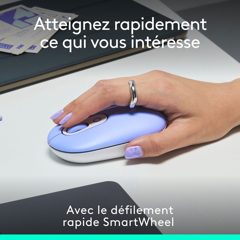 Logitech POP Mouse (Lilas)