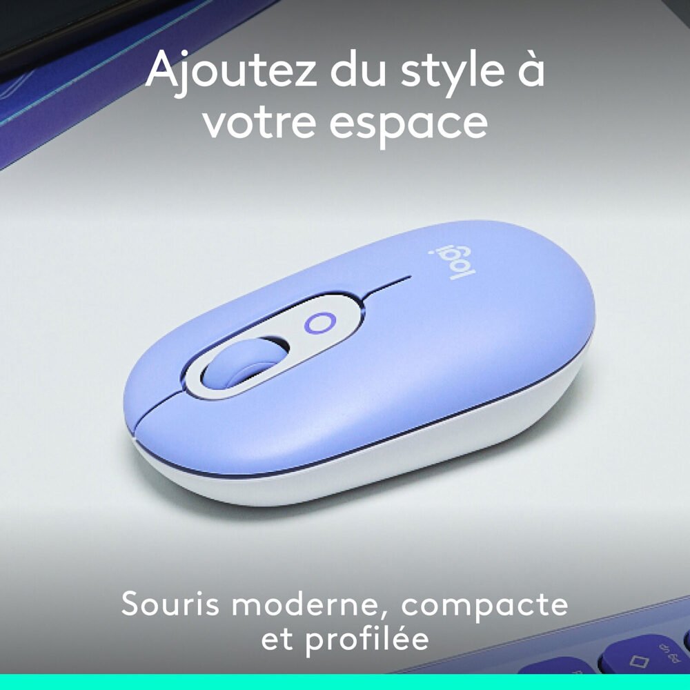 Logitech POP Mouse (Lilas)
