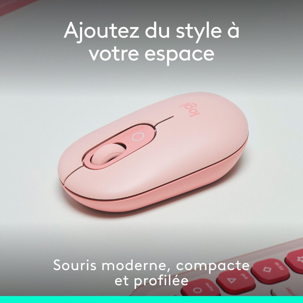 Logitech POP Mouse (Rose)