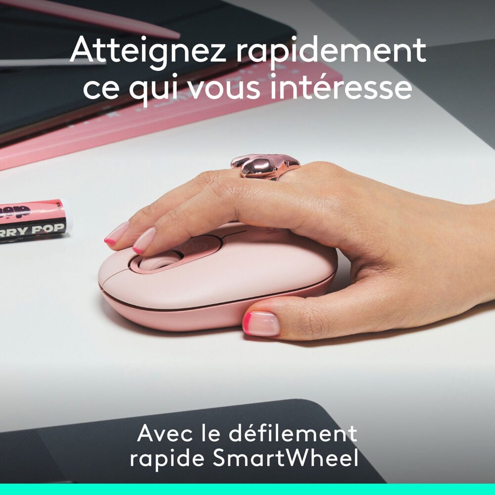 Logitech POP Mouse (Rose)