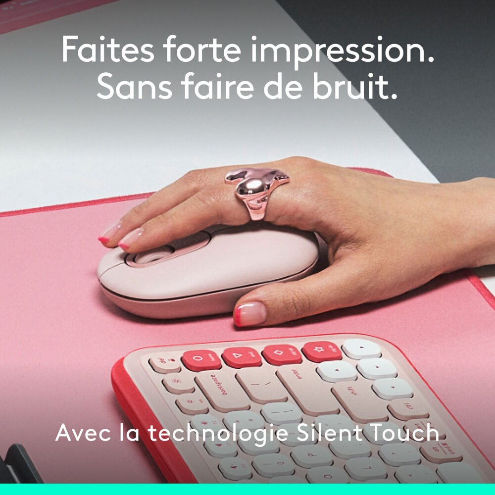 Logitech POP Mouse (Rose)