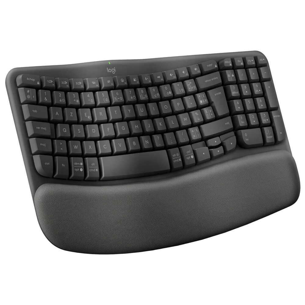 Logitech Wave Keys (Noir) - Remis à Neuf 1 Logitech Wave Keys (Noir) - Remis à Neuf