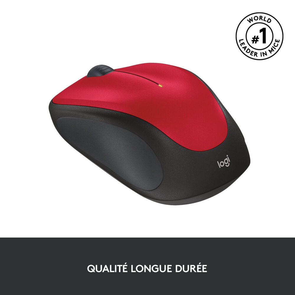 Logitech Wireless Mouse M235 (Rouge)