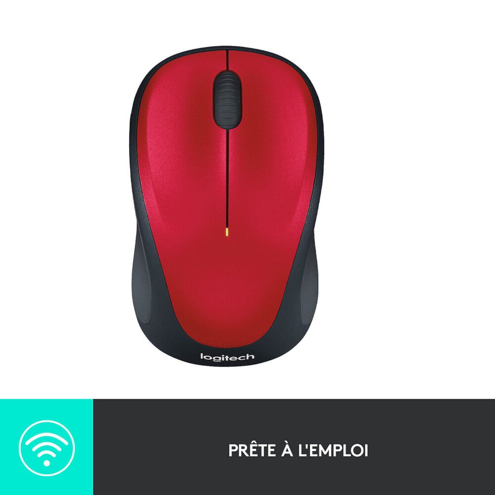 Logitech Wireless Mouse M235 (Rouge)