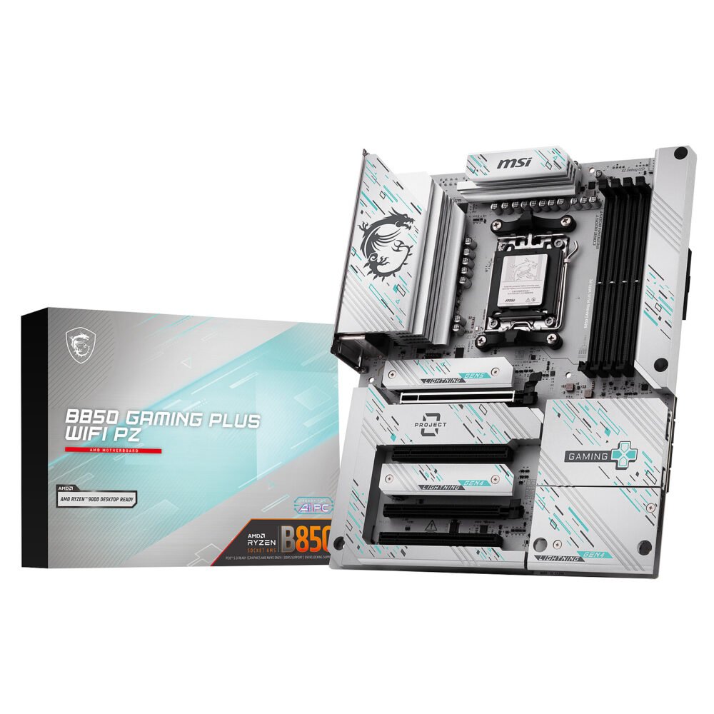 MSI B850 GAMING PLUS WIFI PZ (Project Zero) 1 MSI B850 GAMING PLUS WIFI PZ (Project Zero)