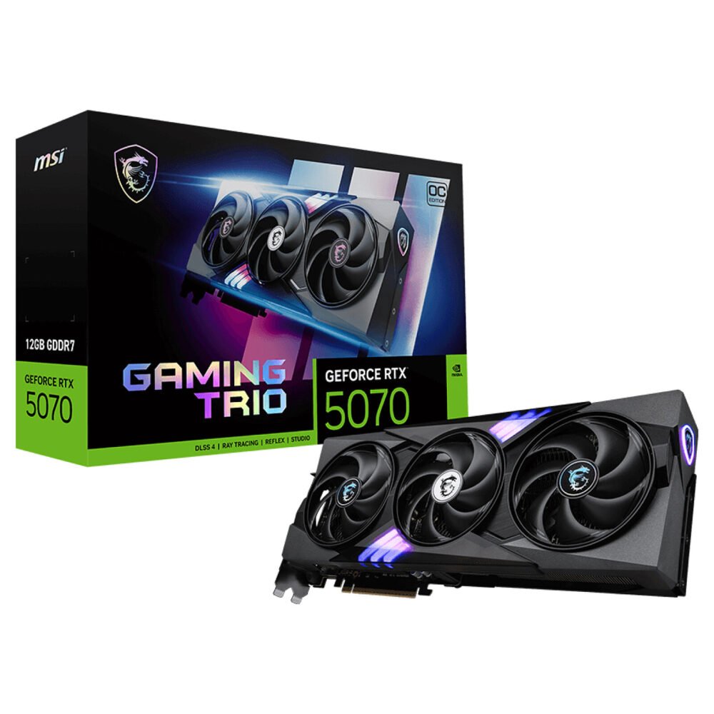 MSI GeForce RTX 5070 12G GAMING TRIO OC 1 MSI GeForce RTX 5070 12G GAMING TRIO OC