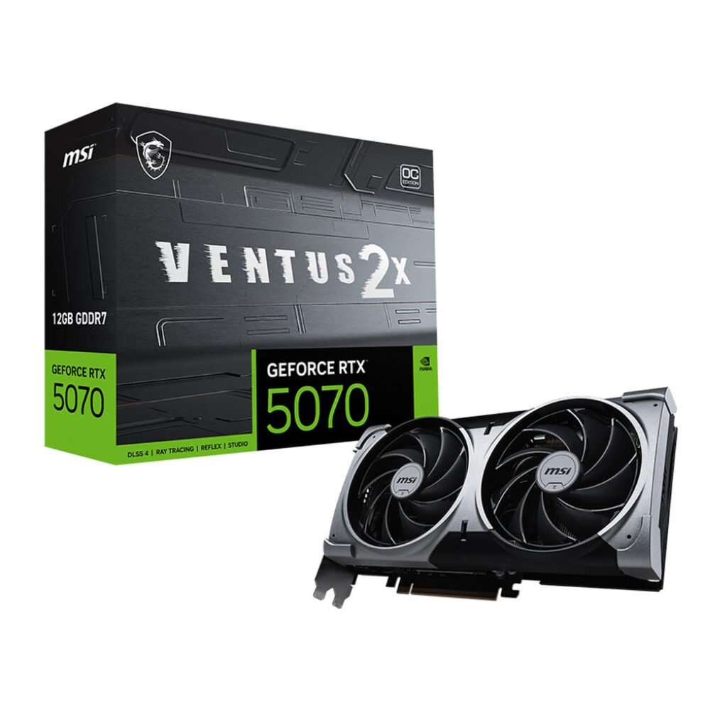 MSI GeForce RTX 5070 12G VENTUS 2X OC 1 MSI GeForce RTX 5070 12G VENTUS 2X OC
