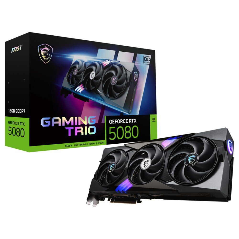 MSI GeForce RTX 5080 16G GAMING TRIO OC 1 MSI GeForce RTX 5080 16G GAMING TRIO OC