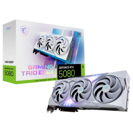 MSI GeForce RTX 5080 16G GAMING TRIO OC WHITE 9 MSI GeForce RTX 5080 16G GAMING TRIO OC WHITE