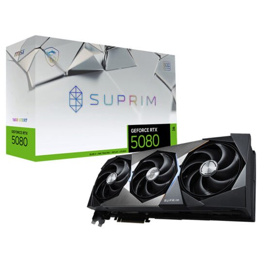 MSI GeForce RTX 5080 16G SUPRIM SOC 11 MSI GeForce RTX 5080 16G SUPRIM SOC