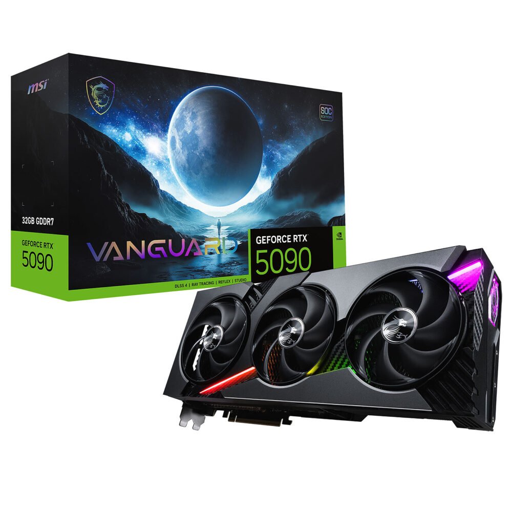 MSI GeForce RTX 5090 32G VANGUARD SOC 1 MSI GeForce RTX 5090 32G VANGUARD SOC