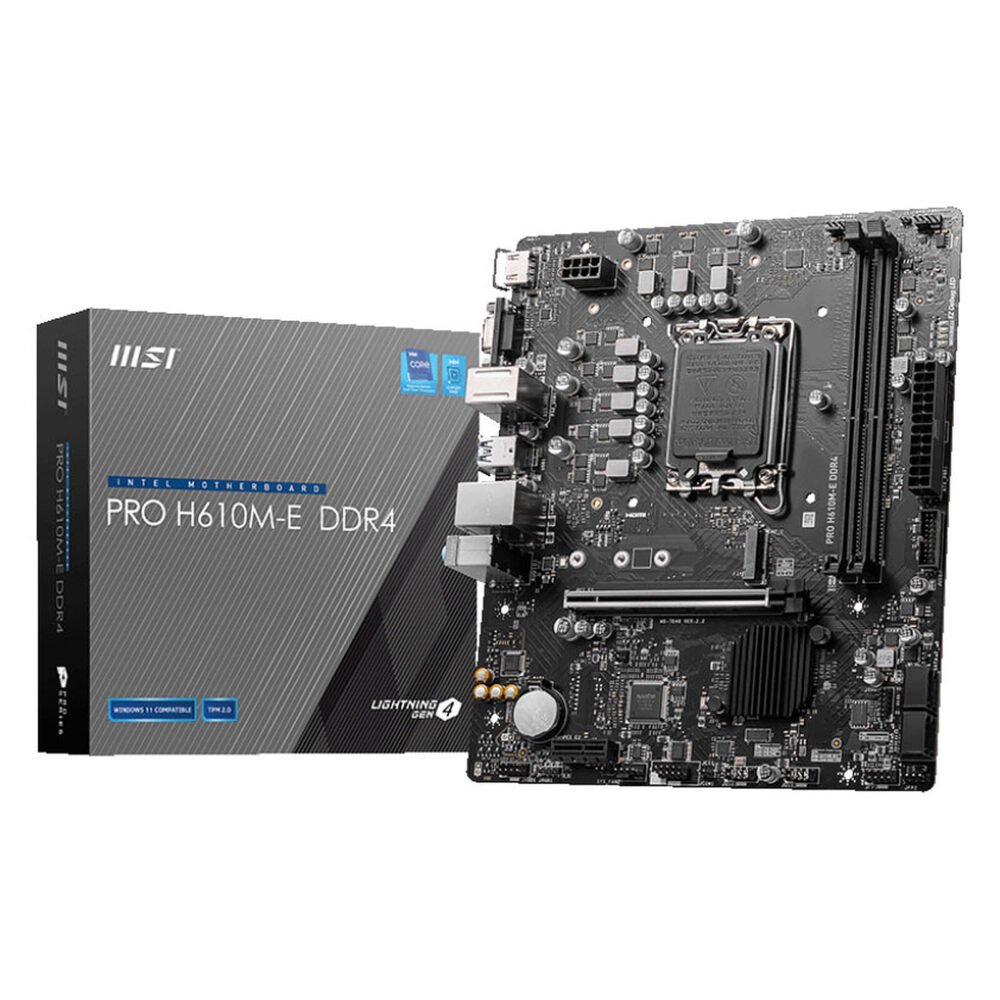 MSI PRO H610M-E DDR4 1 MSI PRO H610M-E DDR4