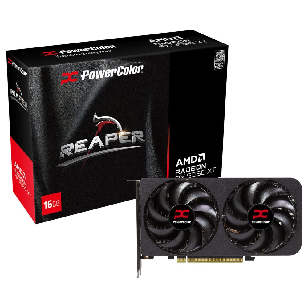 PowerColor Reaper AMD Radeon RX 9060 XT 16GB 1 PowerColor Reaper AMD Radeon RX 9060 XT 16GB