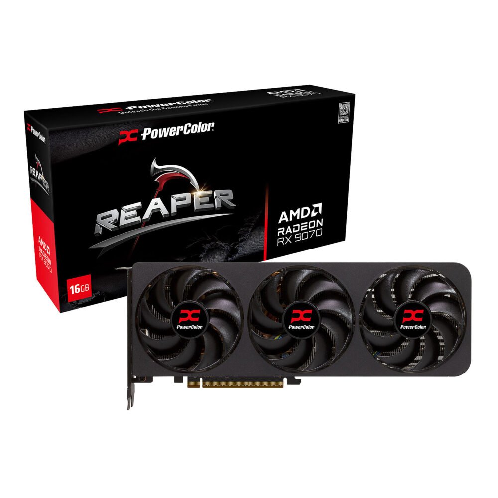 PowerColor Reaper AMD Radeon RX 9070 16GB 1 PowerColor Reaper AMD Radeon RX 9070 16GB