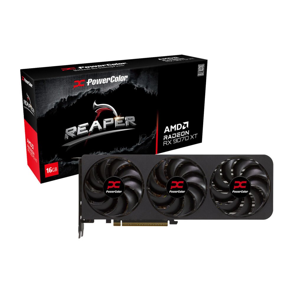 PowerColor Reaper AMD Radeon RX 9070 XT 16GB 1 PowerColor Reaper AMD Radeon RX 9070 XT 16GB