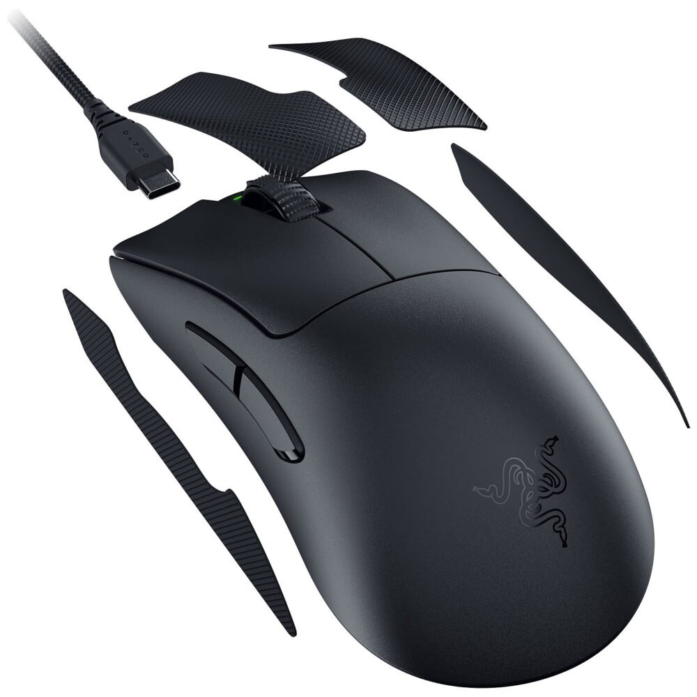 Razer Deathadder v3 Pro (Noir) + dongle sans fil Razer HyperPolling