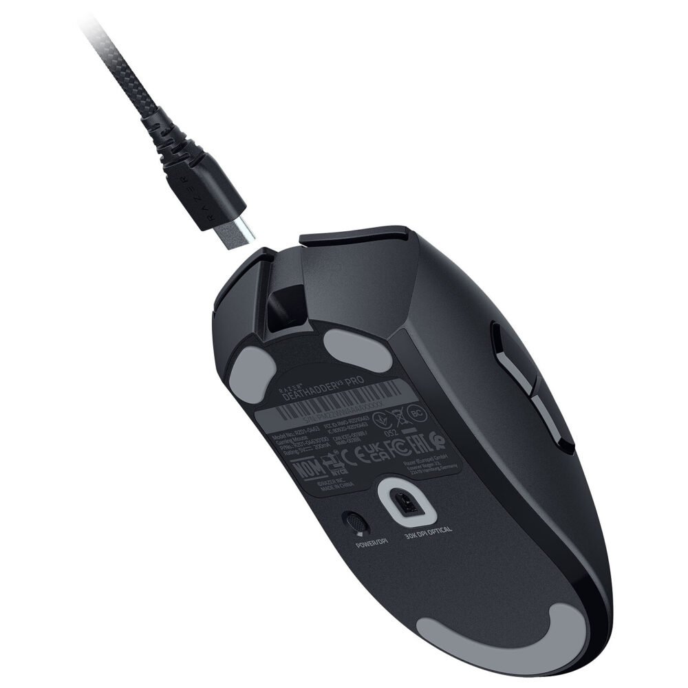 Razer Deathadder v3 Pro (Noir) + dongle sans fil Razer HyperPolling