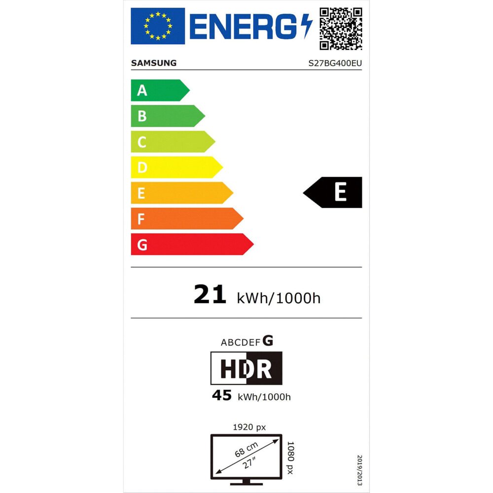 Samsung 27" LED - Odyssey G4 S27BG400EU