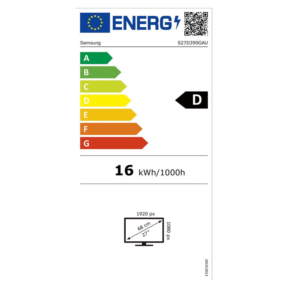 Samsung 27" LED - S27D390GAU