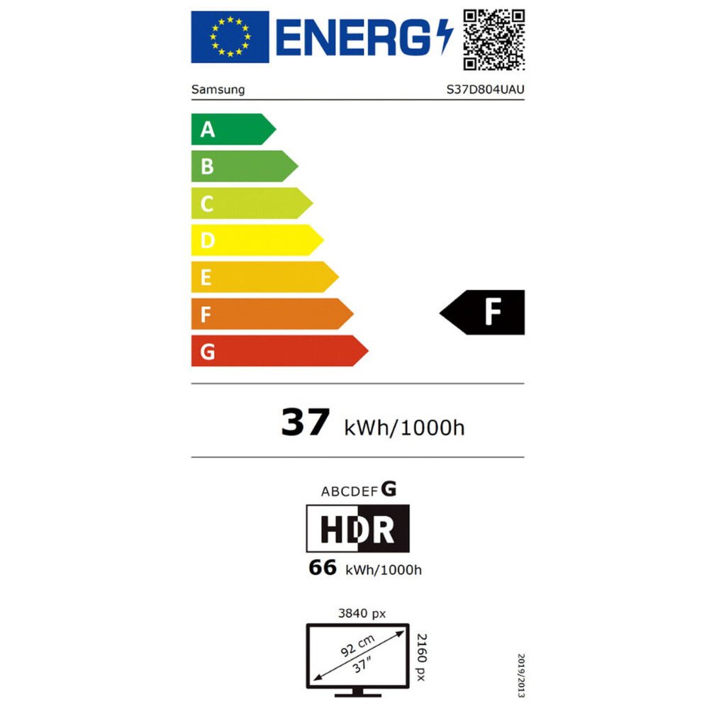 Samsung 37" LED - ViewFinity S8 S37D804UAU