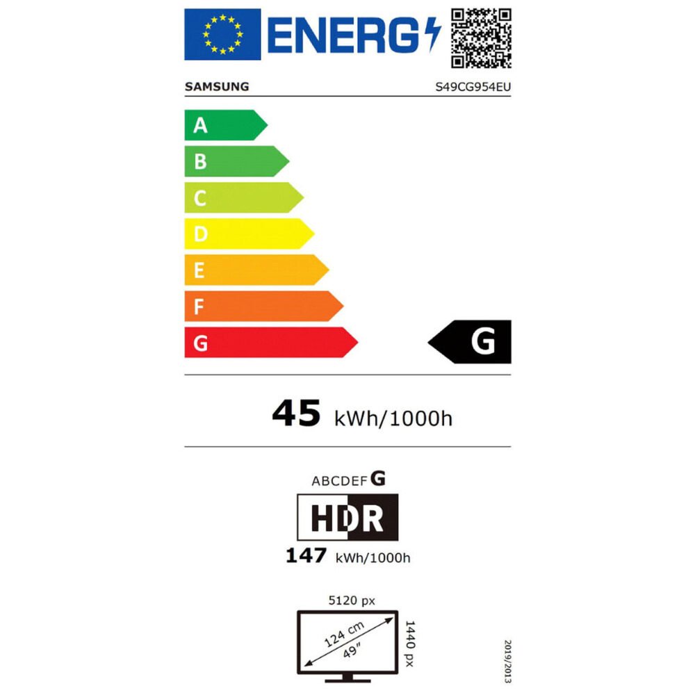 Samsung 49" LED - Odyssey G95C S49CG954EU