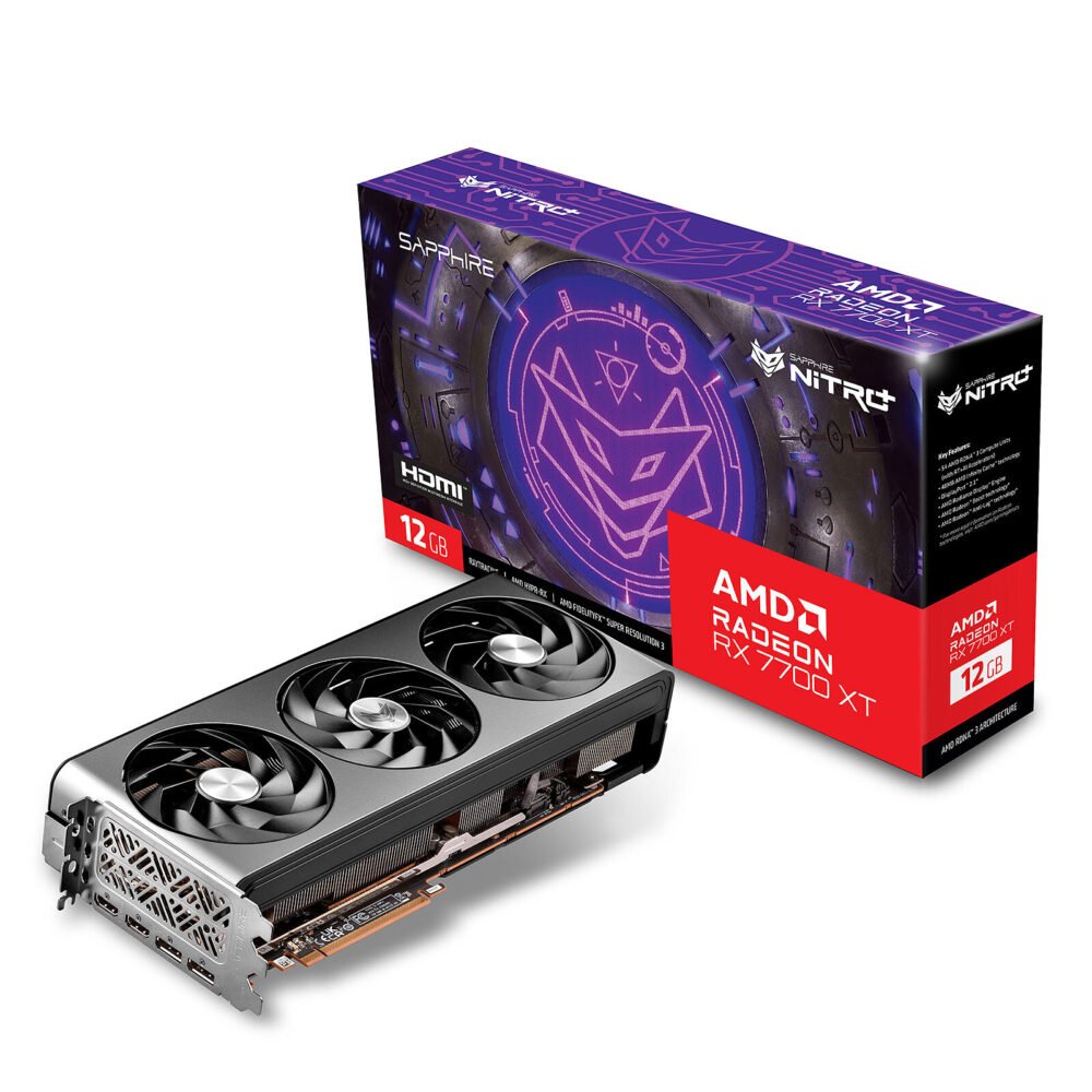 Sapphire NITRO+ AMD Radeon RX 7700 XT OC Gaming 12GB 1 Sapphire NITRO+ AMD Radeon RX 7700 XT OC Gaming 12GB