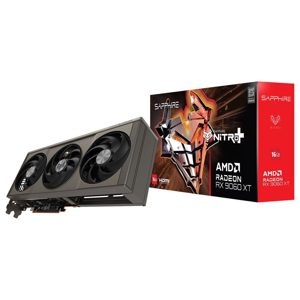 Sapphire NITRO+ AMD Radeon RX 9060 XT 16GB 1 Sapphire NITRO+ AMD Radeon RX 9060 XT 16GB