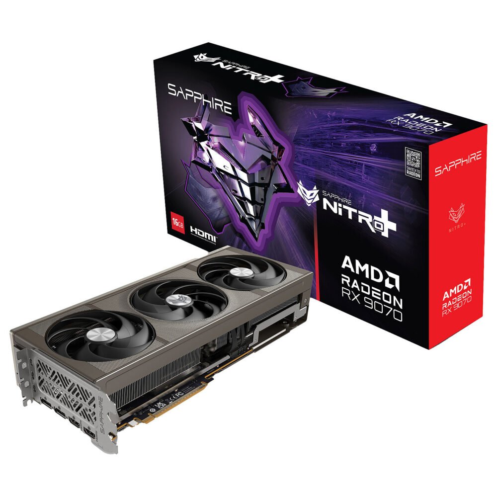 Sapphire NITRO+ AMD Radeon RX 9070 16GB 1 Sapphire NITRO+ AMD Radeon RX 9070 16GB