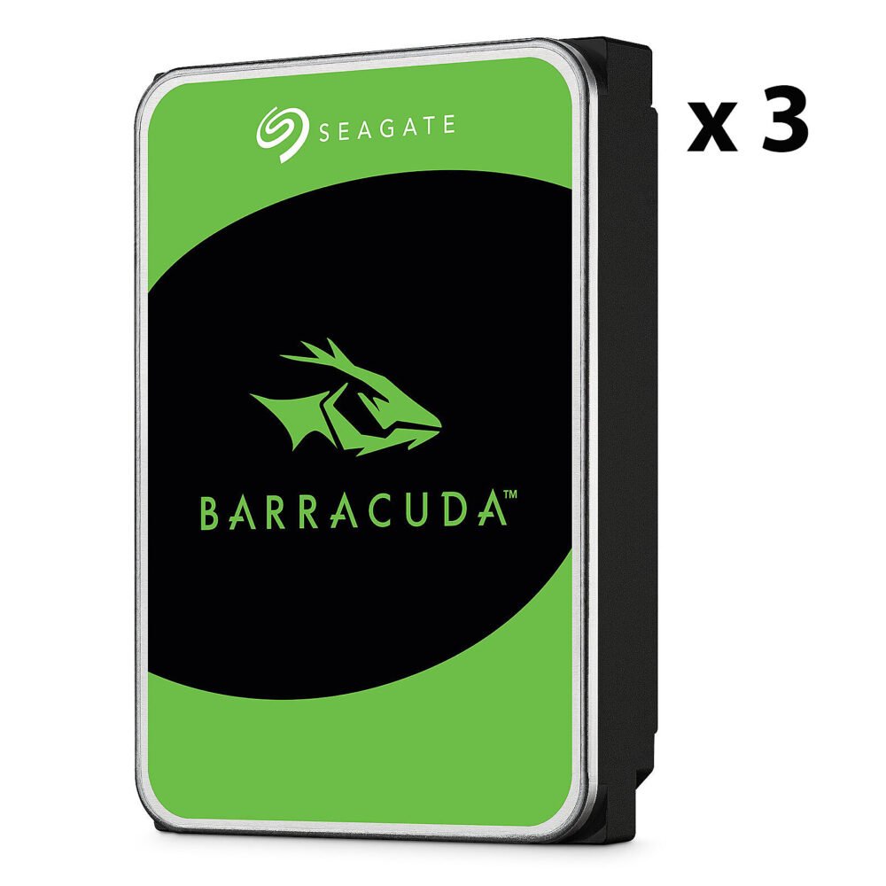 Seagate BarraCuda 4 To (ST4000DM004) (x 3) 1 Seagate BarraCuda 4 To (ST4000DM004) (x 3)