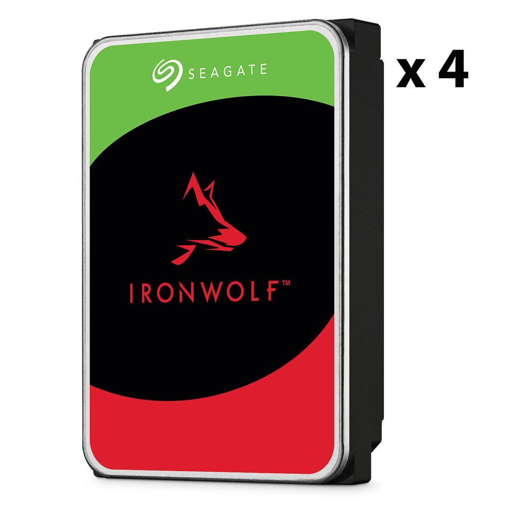 Seagate IronWolf 4 To (ST4000VN006) (x 4) 1 Seagate IronWolf 4 To (ST4000VN006) (x 4)