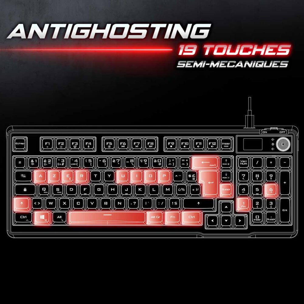 Spirit of Gamer Elite K60 (Blanc)