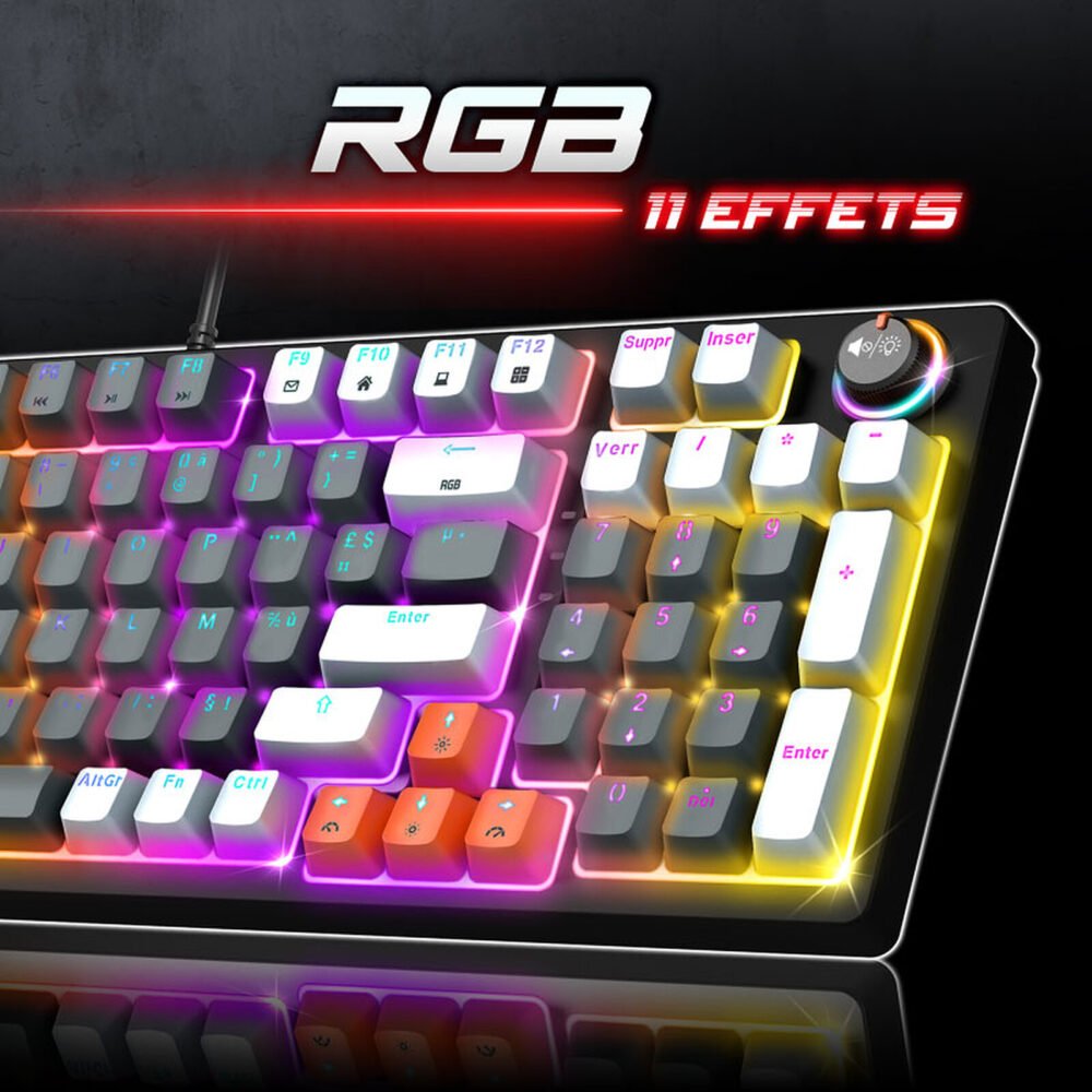 Spirit of Gamer Xpert-K350 (Noir) - Remis à Neuf