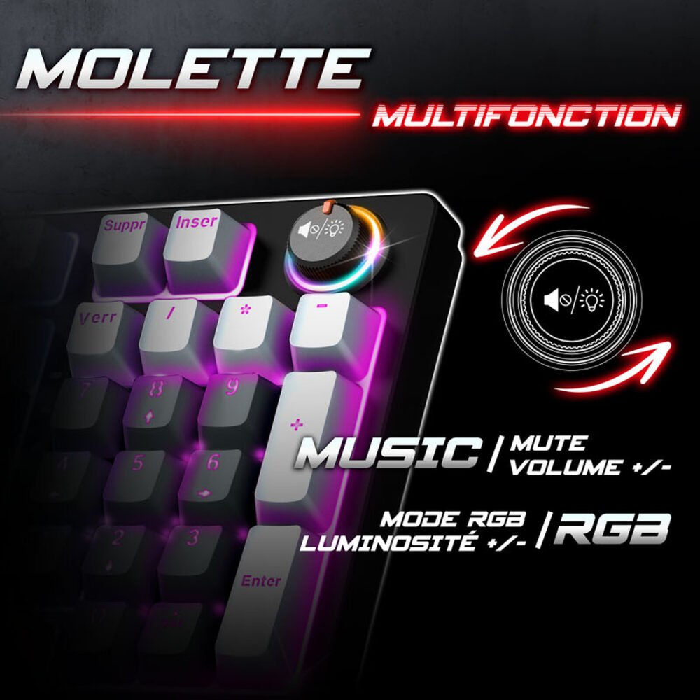 Spirit of Gamer Xpert-K350 (Noir) - Remis à Neuf