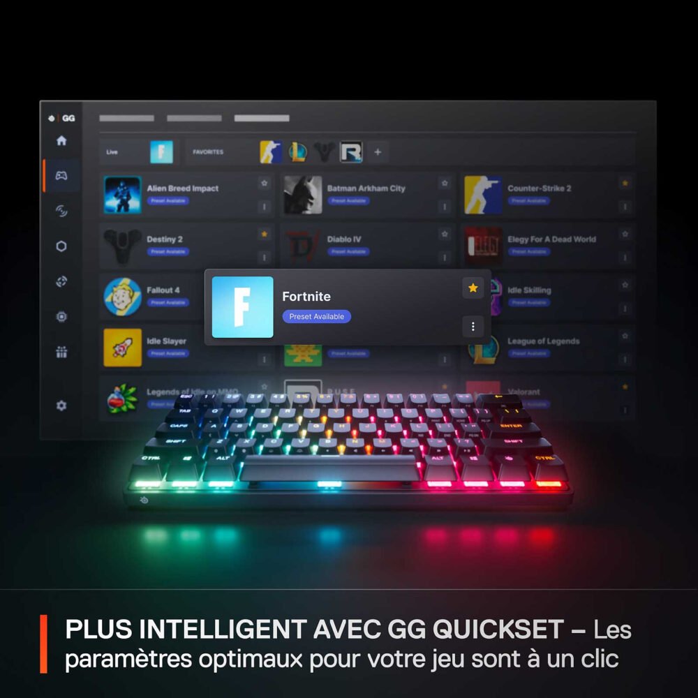 SteelSeries Apex Pro Mini Gen 3 (Noir)