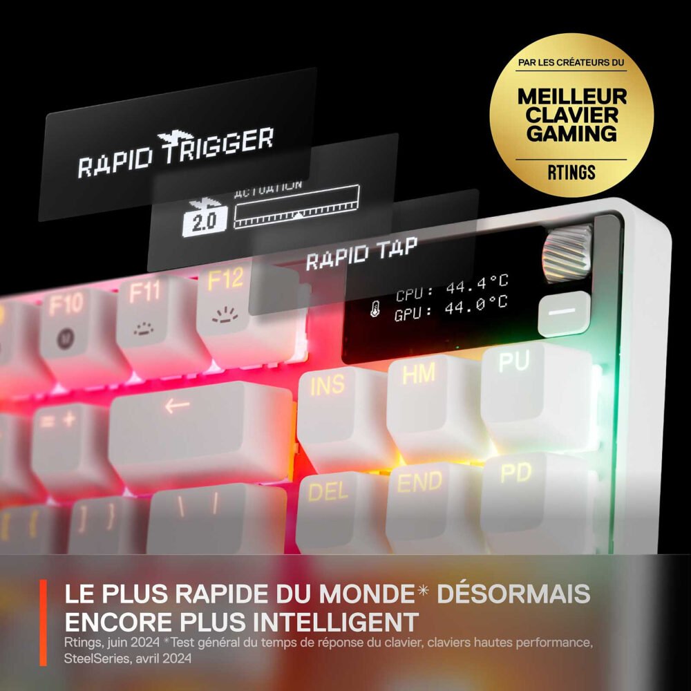 SteelSeries Apex Pro TKL Gen 3 (Blanc)