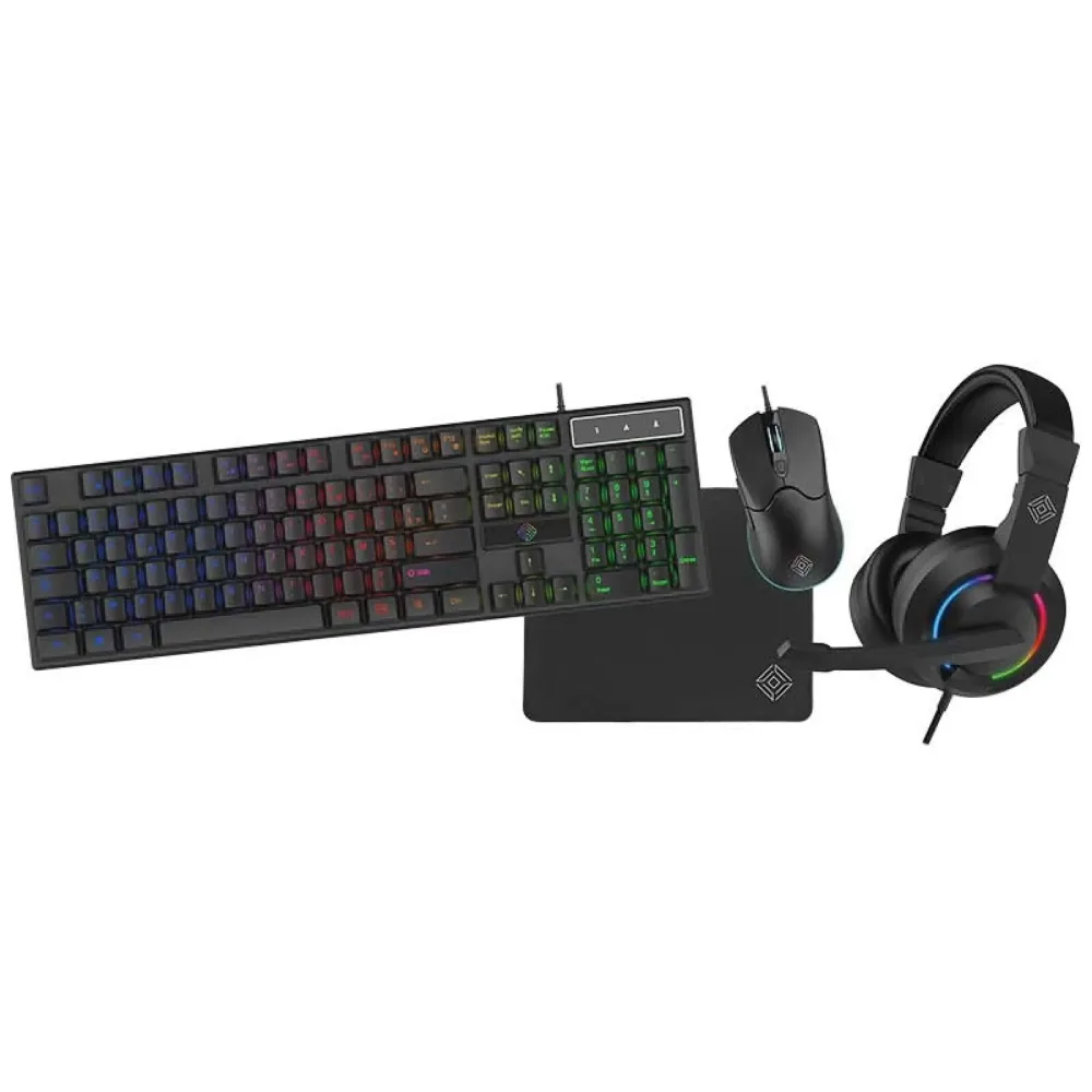 Subsonic - Pack d'accessoires gamer pour PC - Clavier AZERTY - Souris - Casque gaming - tapis de souris 1 Subsonic - Pack d'accessoires gamer pour PC - Clavier AZERTY - Souris - Casque gaming - tapis de souris