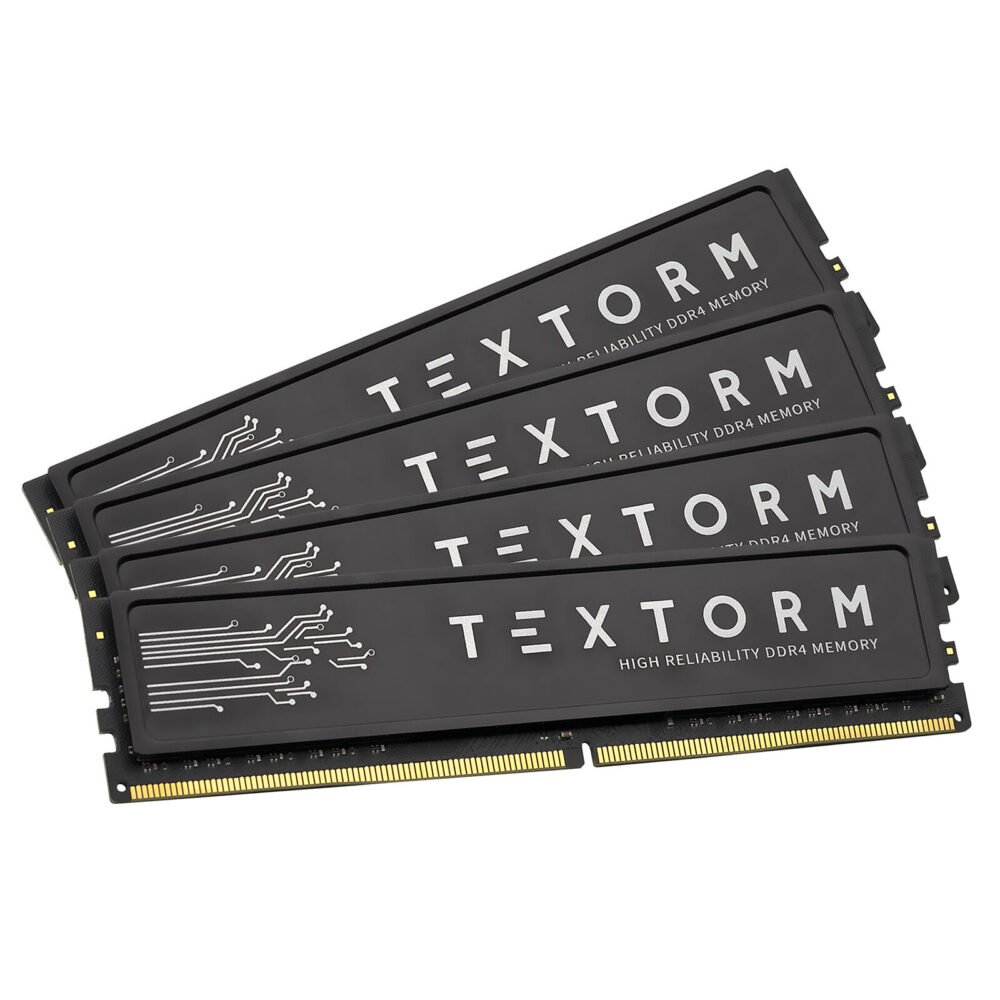 Textorm 64 Go (4x 16 Go) DDR4 3200 MHz CL16 1 Textorm 64 Go (4x 16 Go) DDR4 3200 MHz CL16